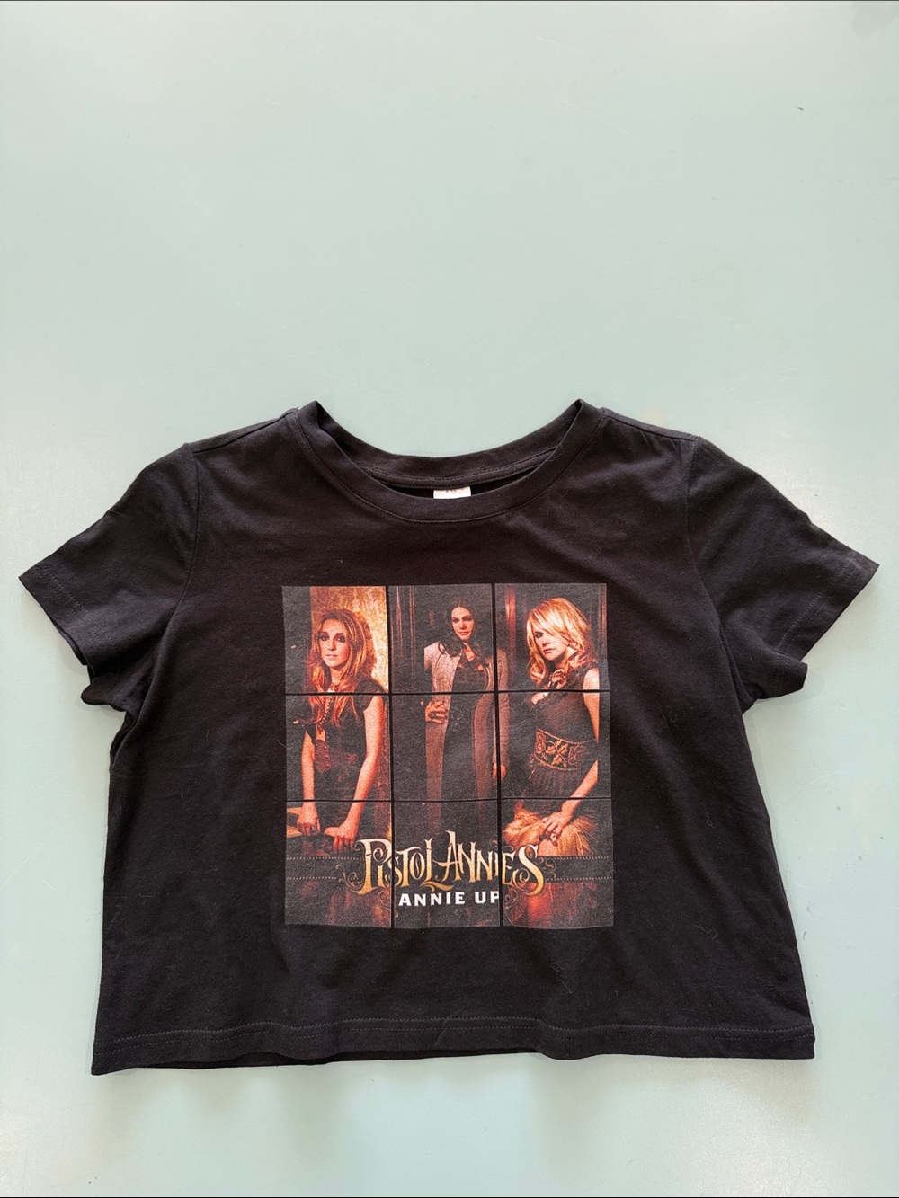 Pistol Annies Annie Up Crop Top Small